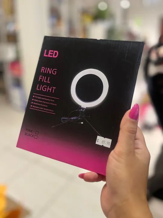 Ring Light para Celular com Tripé - Foto 3