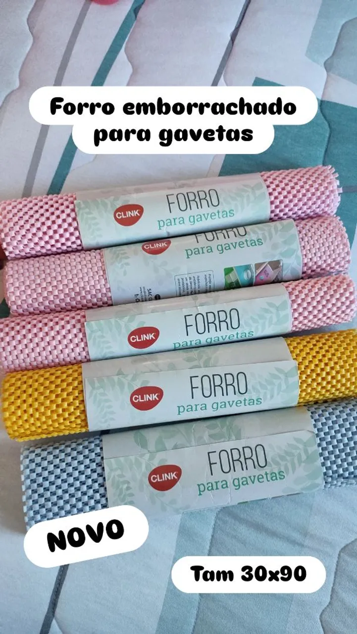 Forro Emborrachado para Gavetas - CLINK