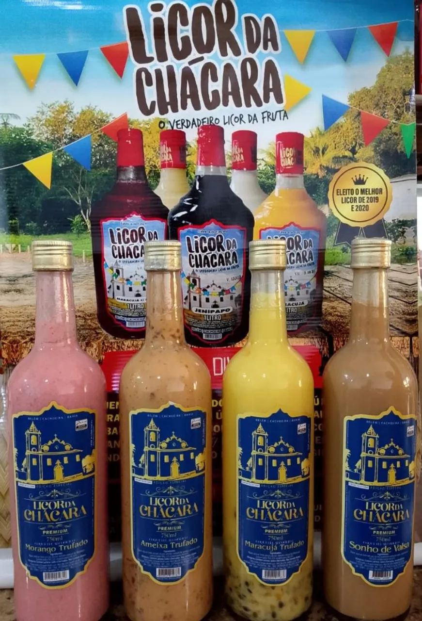 Licor da Chacara - Variedade de Sabores
