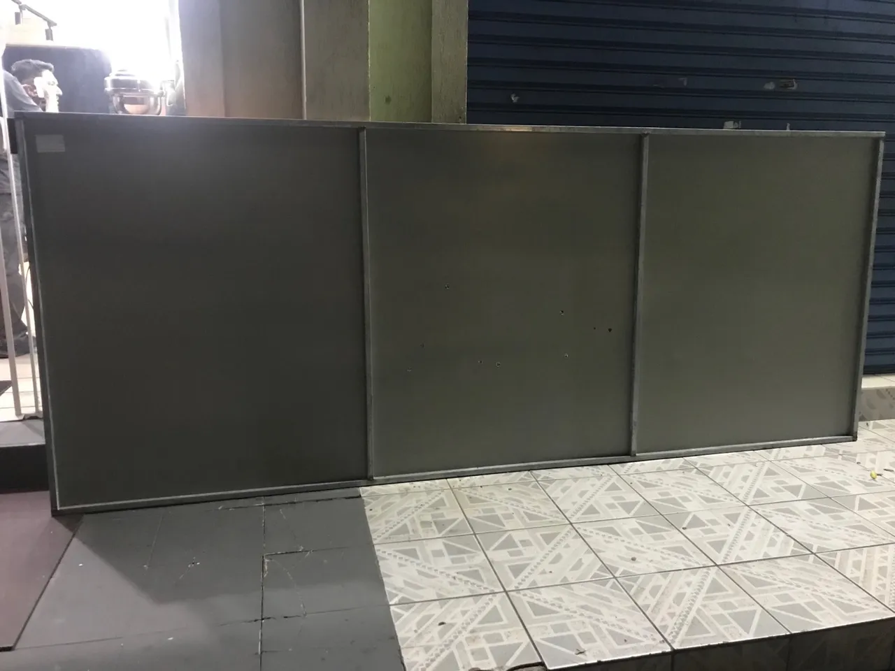 Estrutura para fachada com chapa ACM