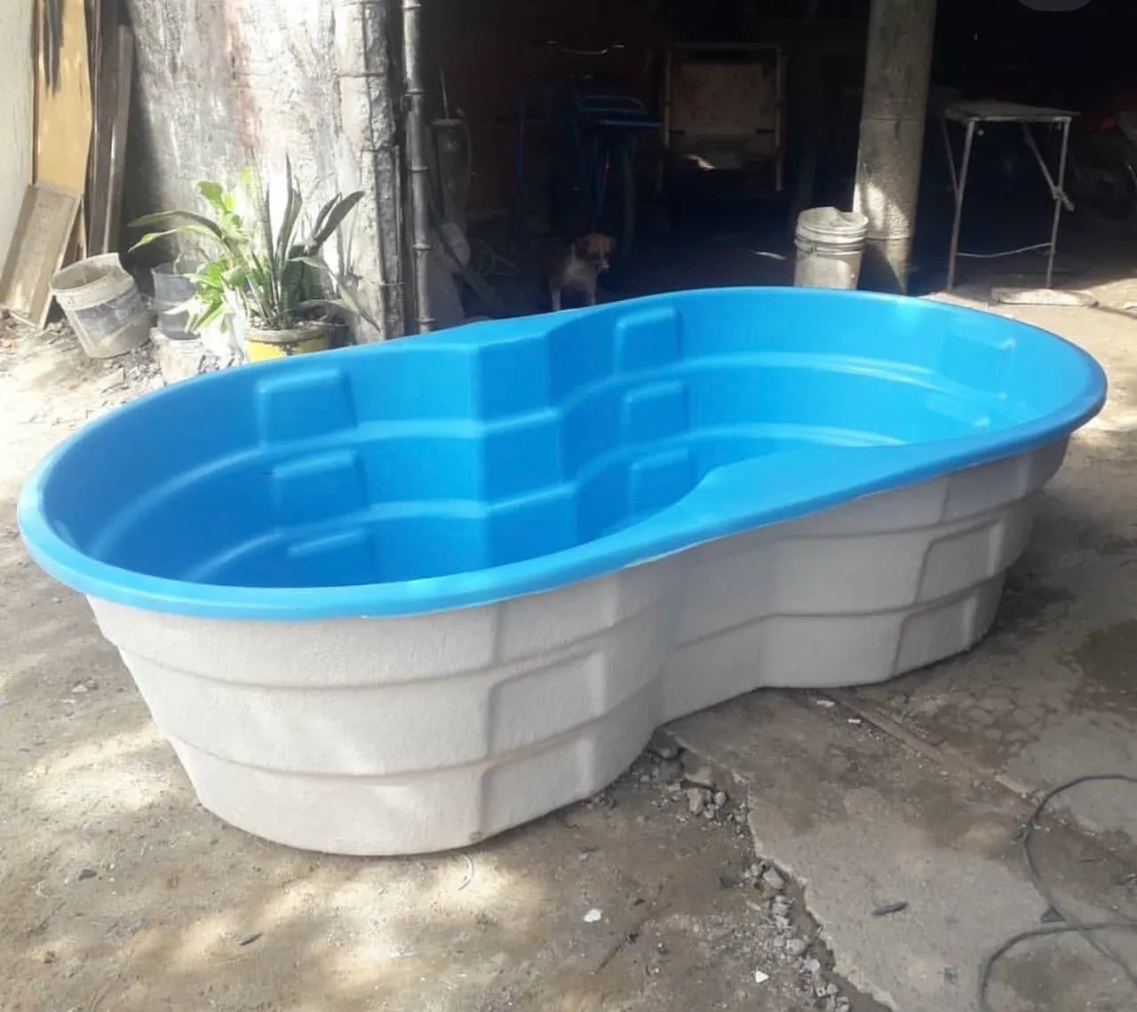 PISCINA DE FIBRA 1.200 LITROS NOVA - R$ 2.200 - Foto 3