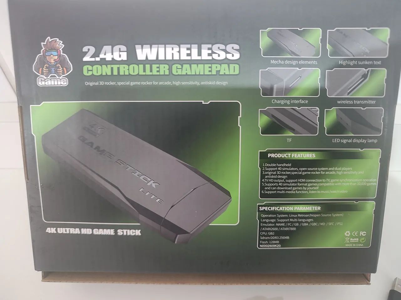 Controle Game Stick Lite 2.4G Wireless - 10 mil jogos !!! - Foto 5
