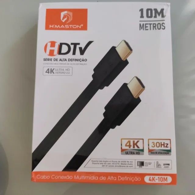 Cabo Hdmi 4K 10 metros + Faço Entrega - Foto 2