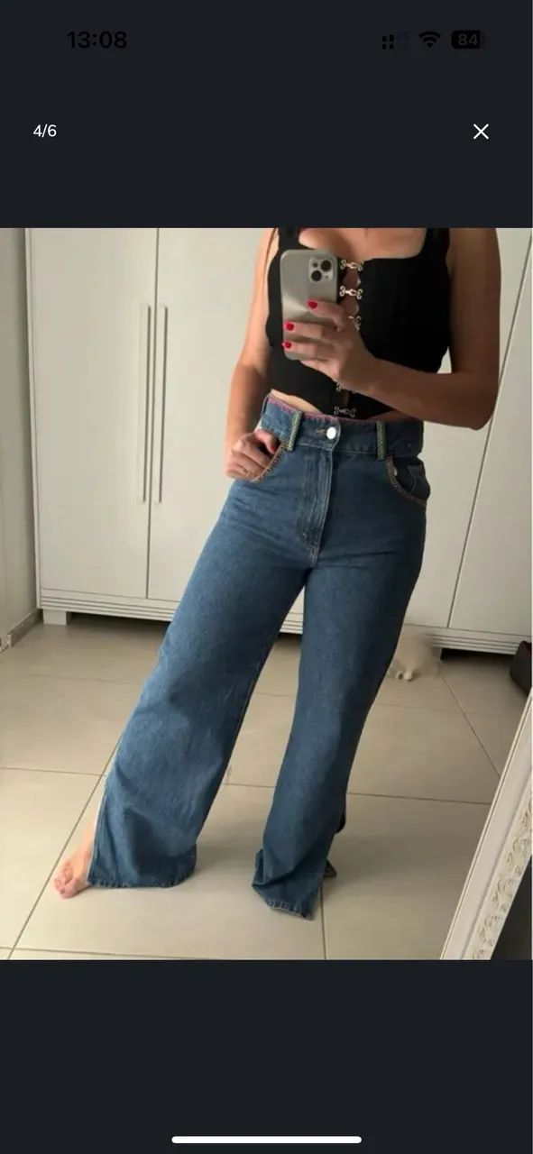 Calça Jeans Bordada Renner Bluestell - Foto 2