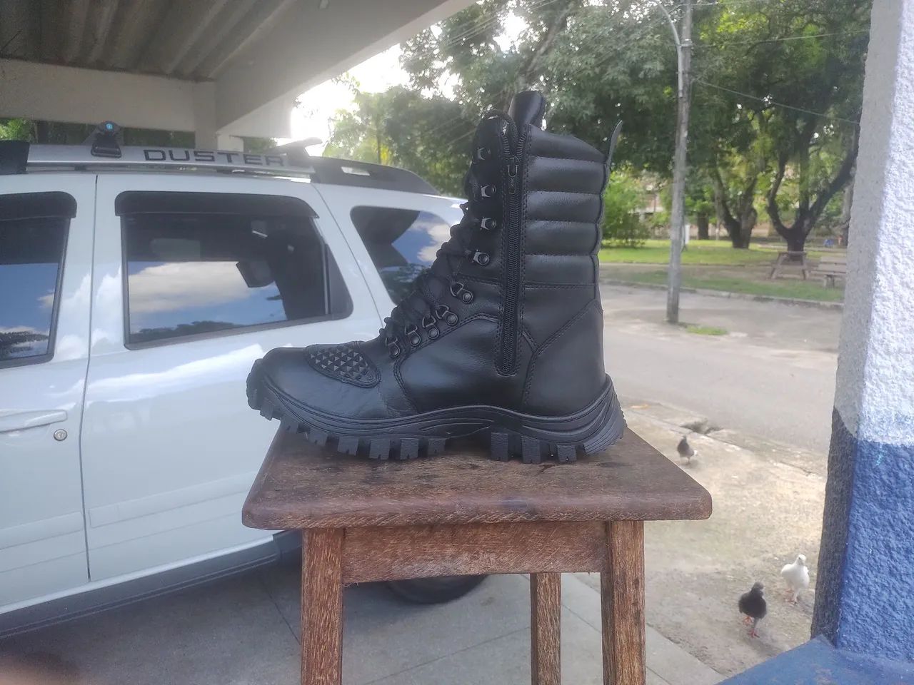 Botas Caterpillar coturno lughato com zip lateral  - Foto 5