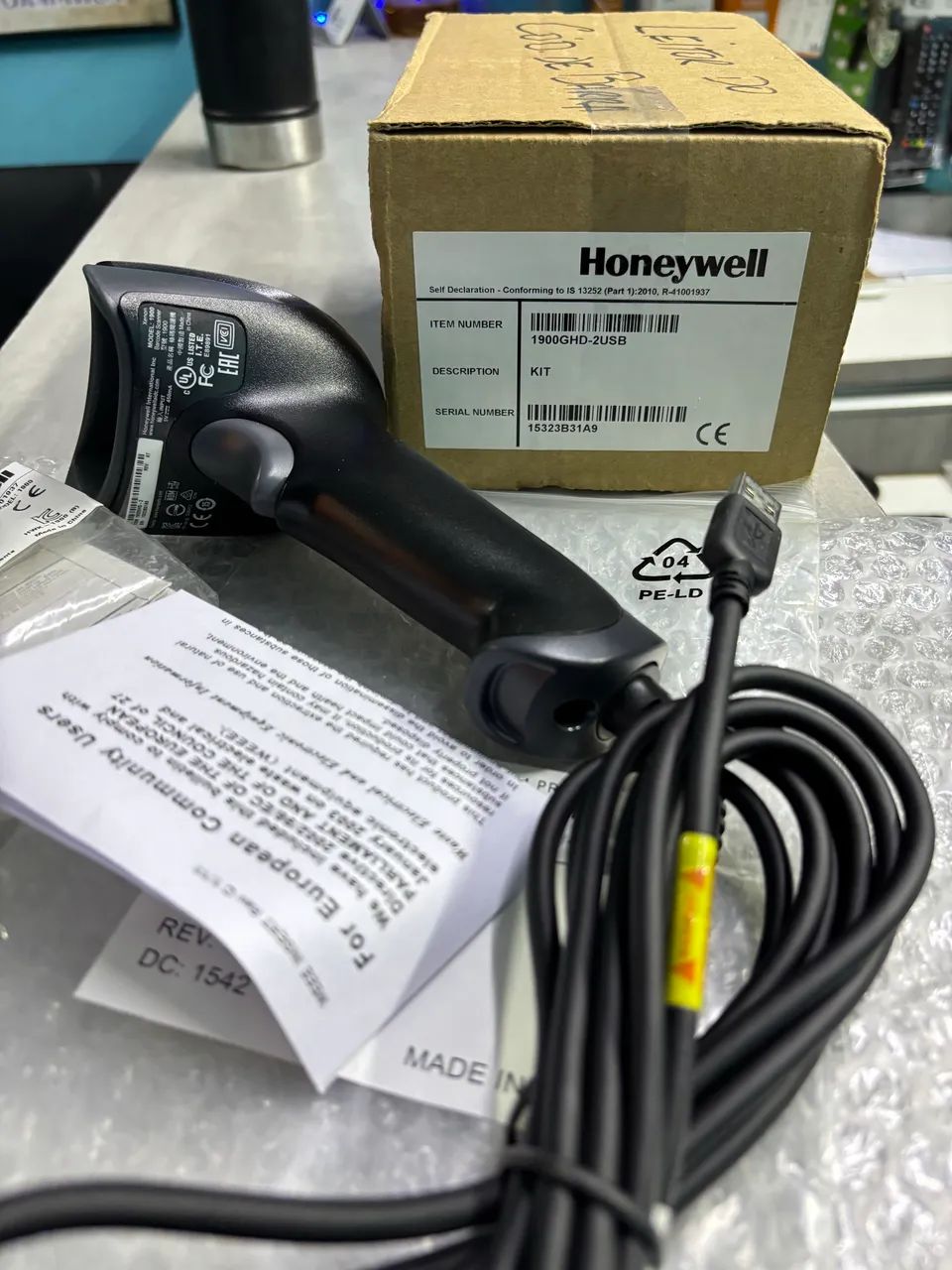 Leitor de código de Barras Honeywell 1900G-HD Xenon 19002d