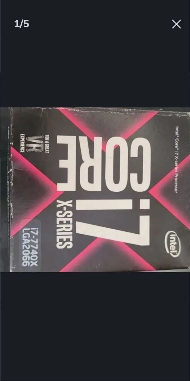 PProcessador Core i7 7740X LGA 2066