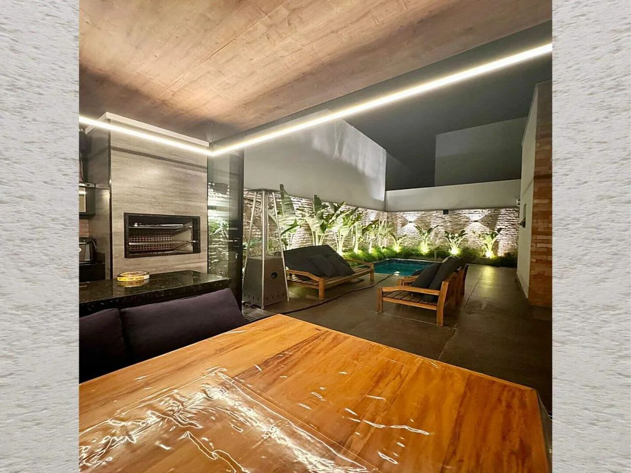 Casa ultra moderna com 250 m², 3 dormitórios sendo 1 suíte, piscina com iluminação à venda - Foto 5