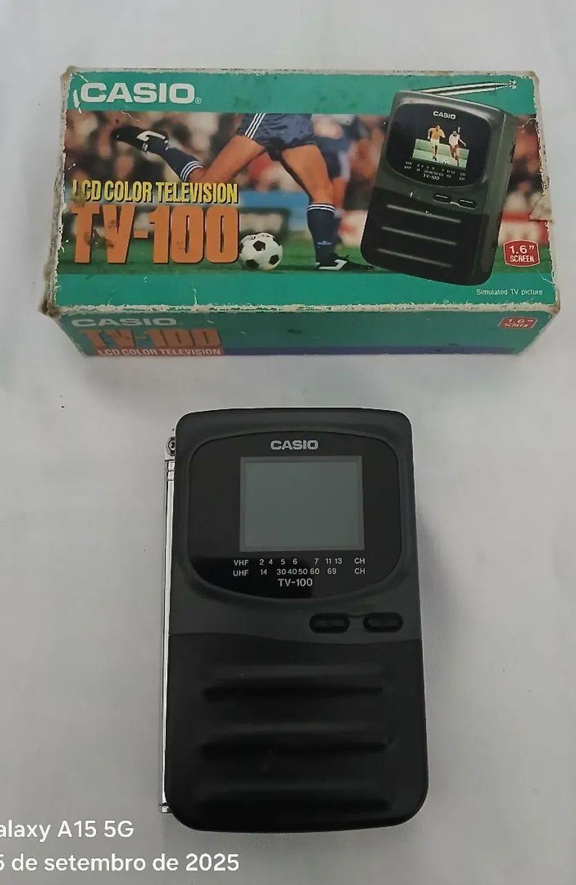 TV LCD 1,6 polegadas Casio