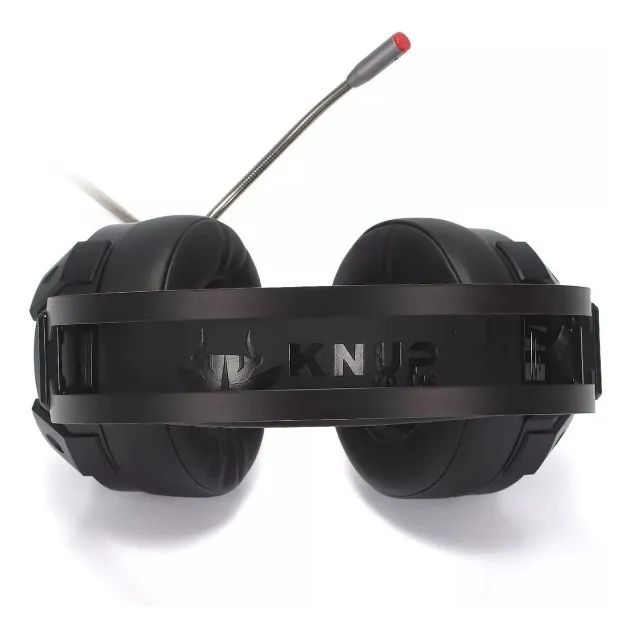 Fone De Ouvido Gamer Knup Kp-446 Led Ps3 Ps4 Notebook Preto - Foto 4