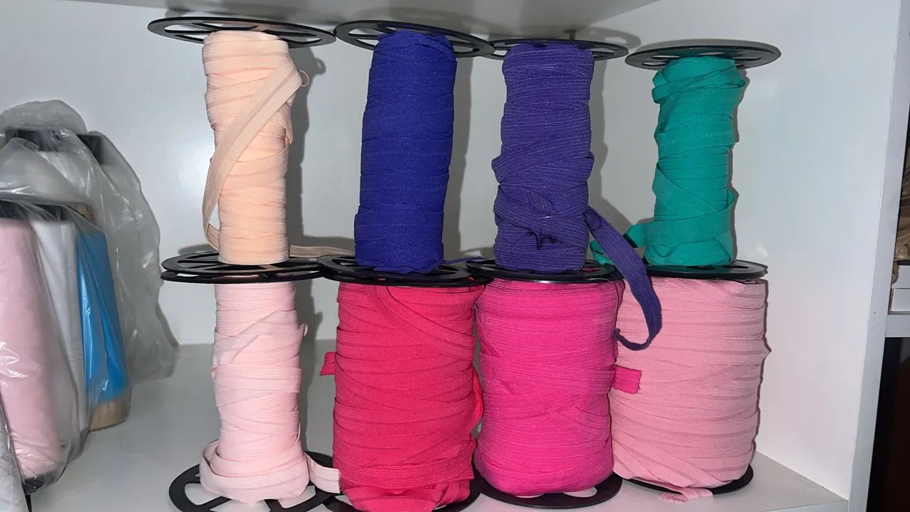 Lote de Elásticos  Viés - Diversas cores - Foto 3