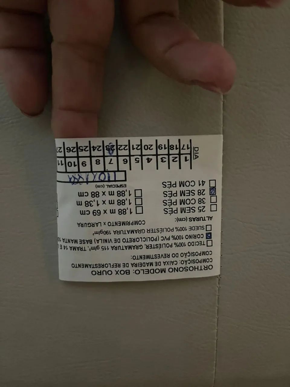 Cama solteiro box King 110x199 - Foto 4