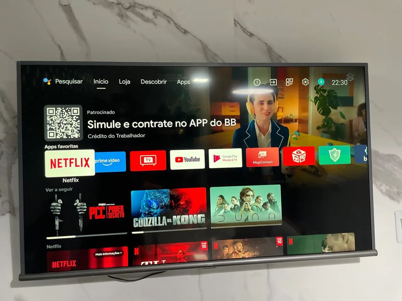 TV TCL 4K Smart 55 polegadas - Foto 3