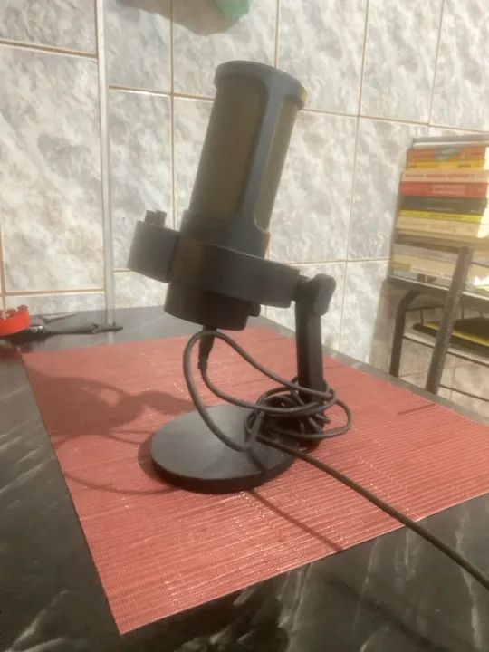 Microfone Condensador Gamer USB