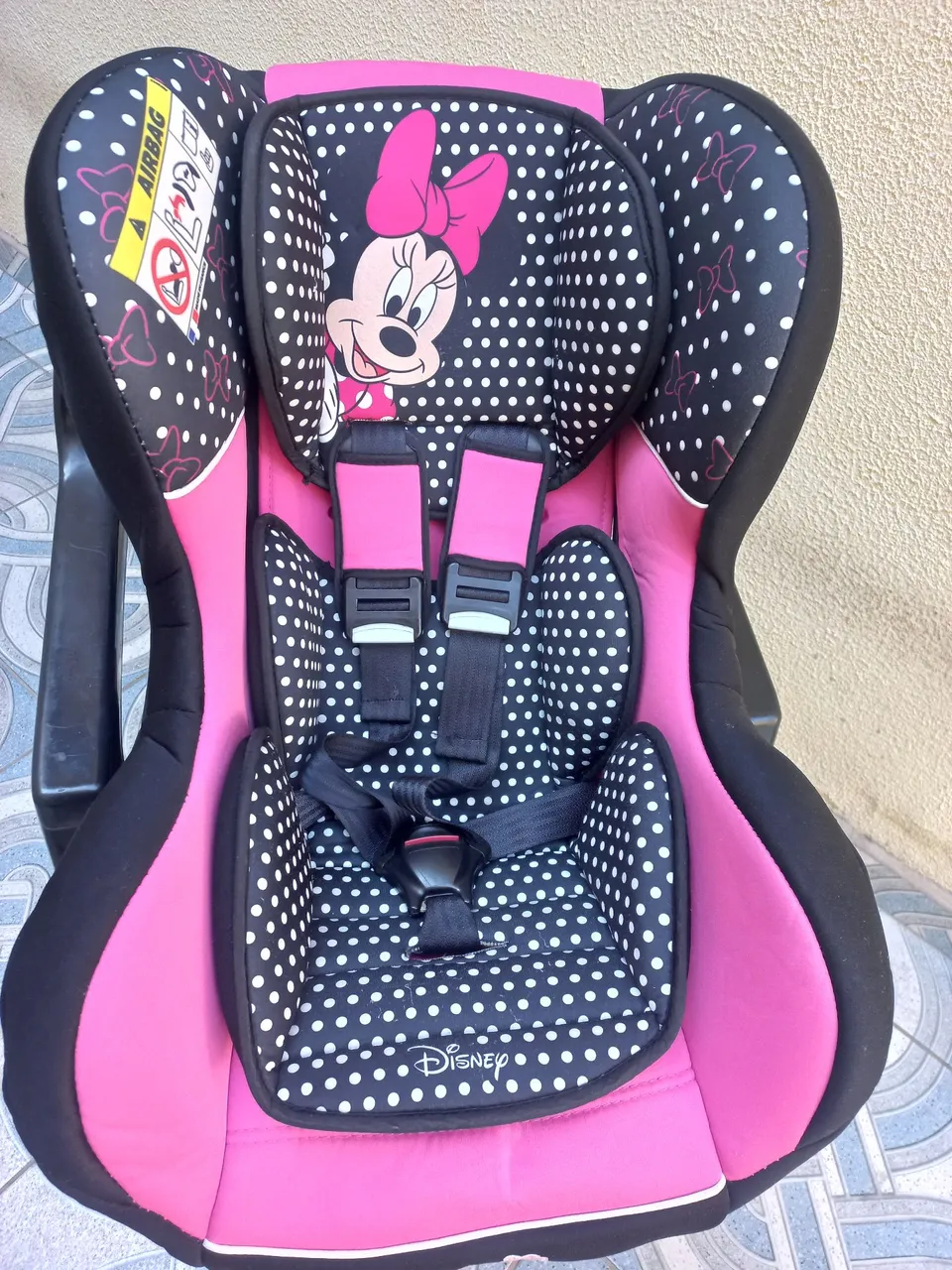 Cadeirinha de Bebê Minnie Disney reclinavel impecável