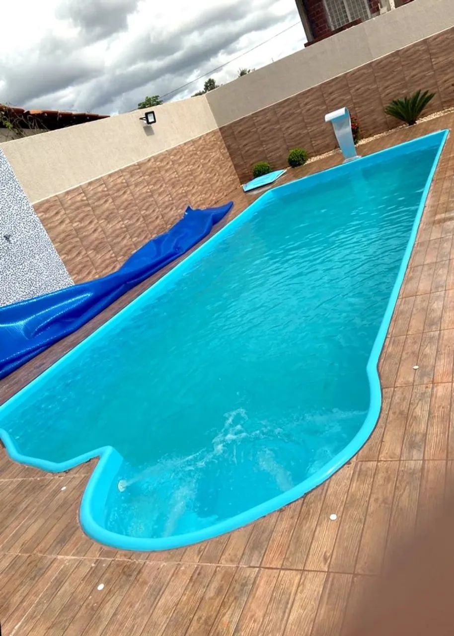 Piscina 9 mts com hidráulico incluso 