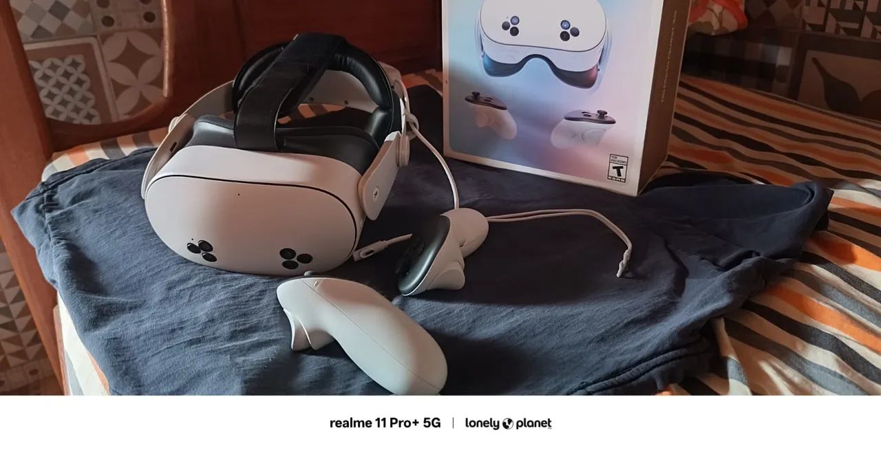 Meta Quest 3S 256GB + suporte,bateria - Peças e Acessórios de