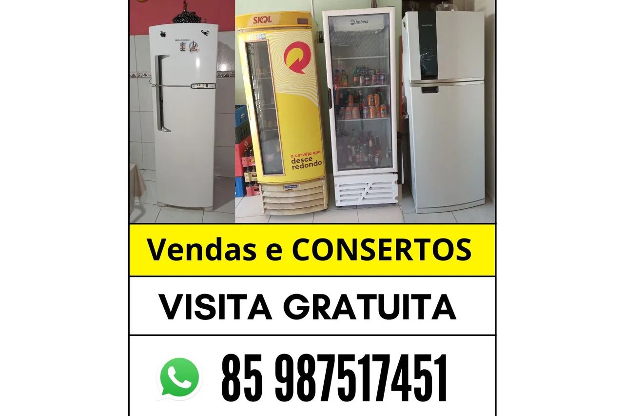 [Venda e Conserto] Geladeira,  Freezer, Expositor,  Cervejeiro, Cervejeira, Adega