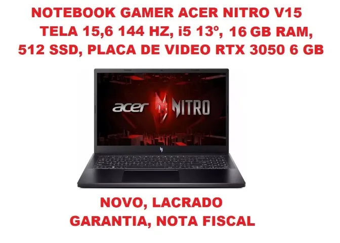 Notebook Gamer Acer Nitro V15