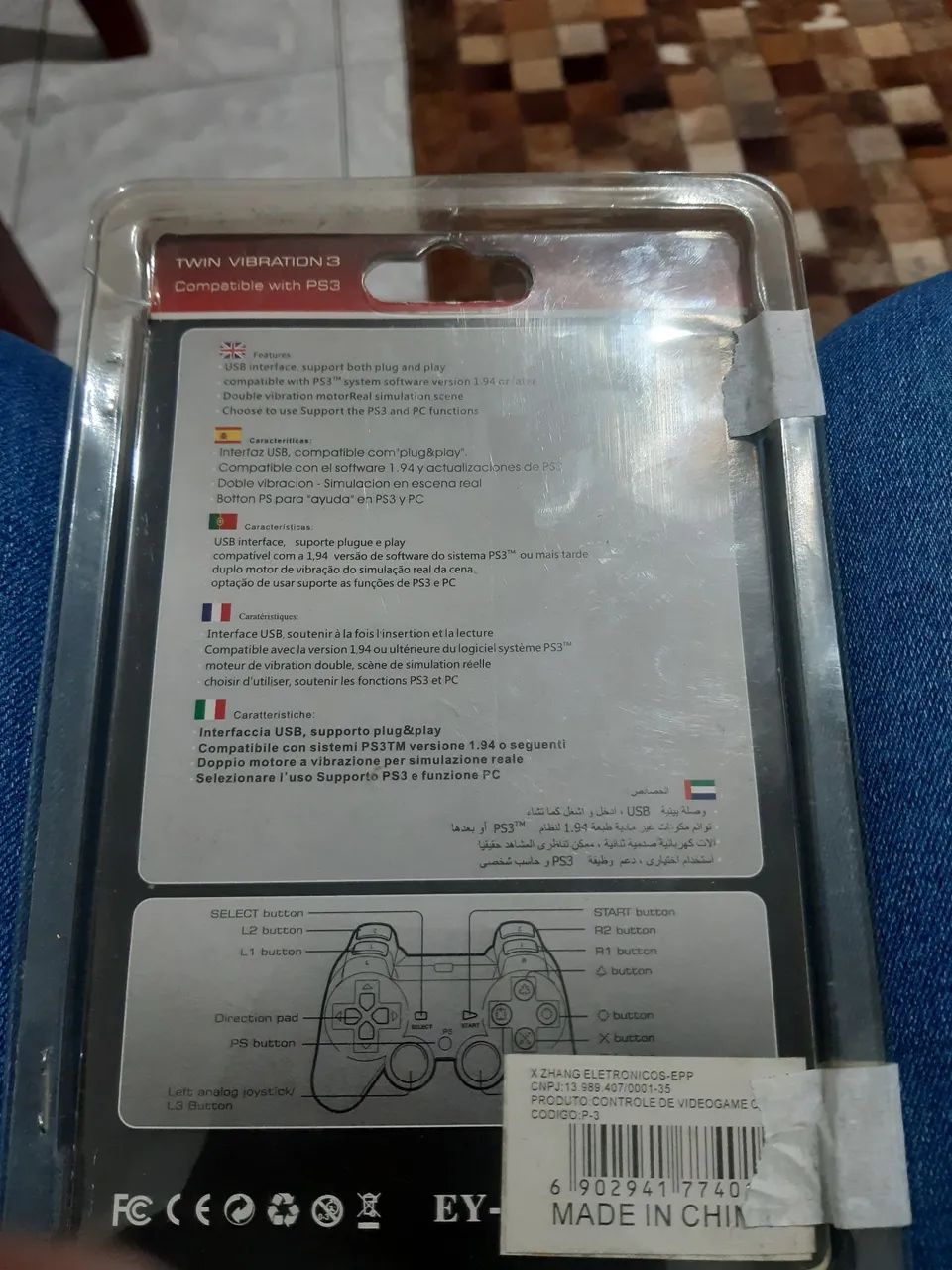 Controle PS3 sem uso. - Foto 4