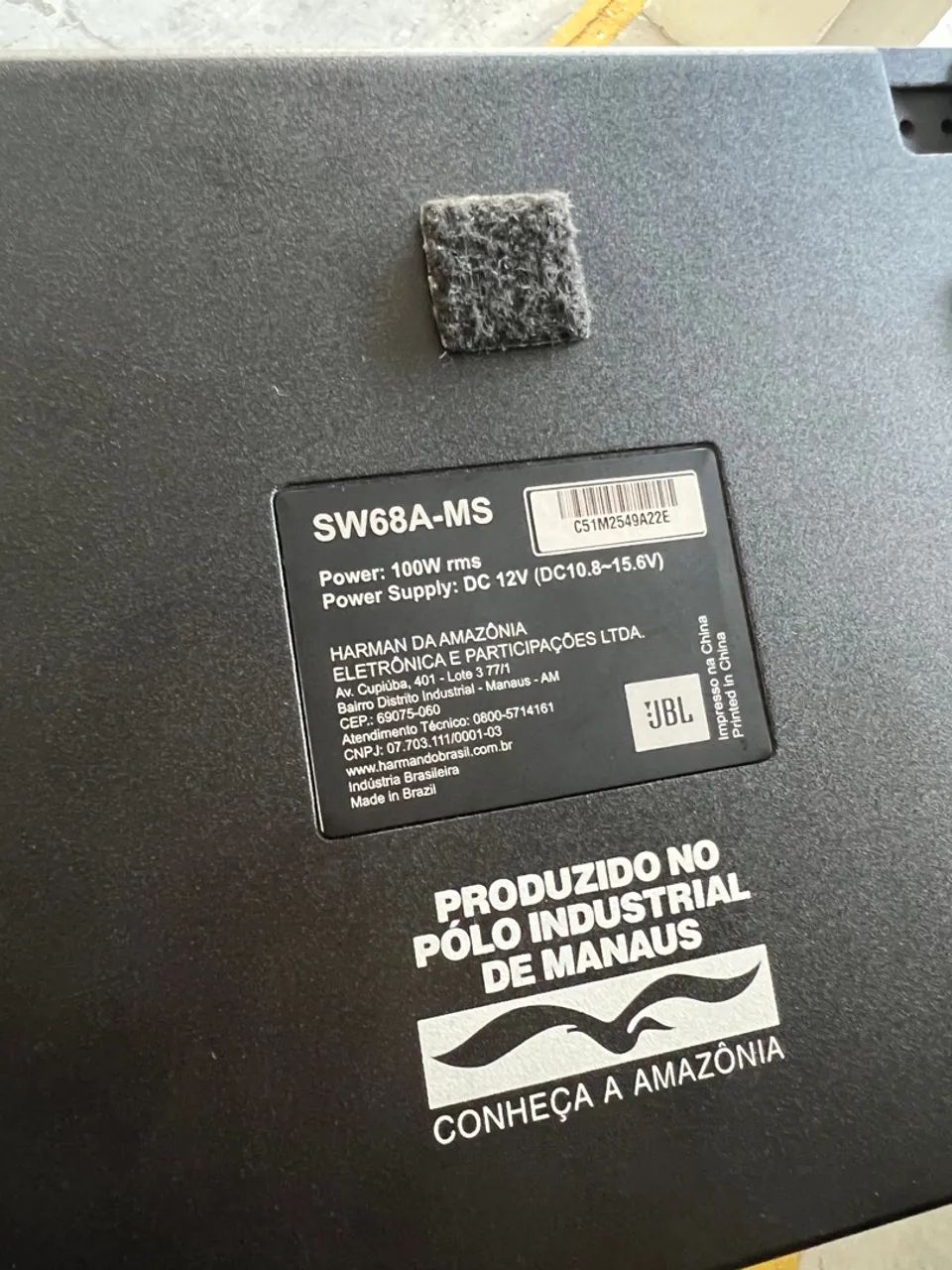 Caixa de Som JBL amplificada subwoofer 100w - Foto 2