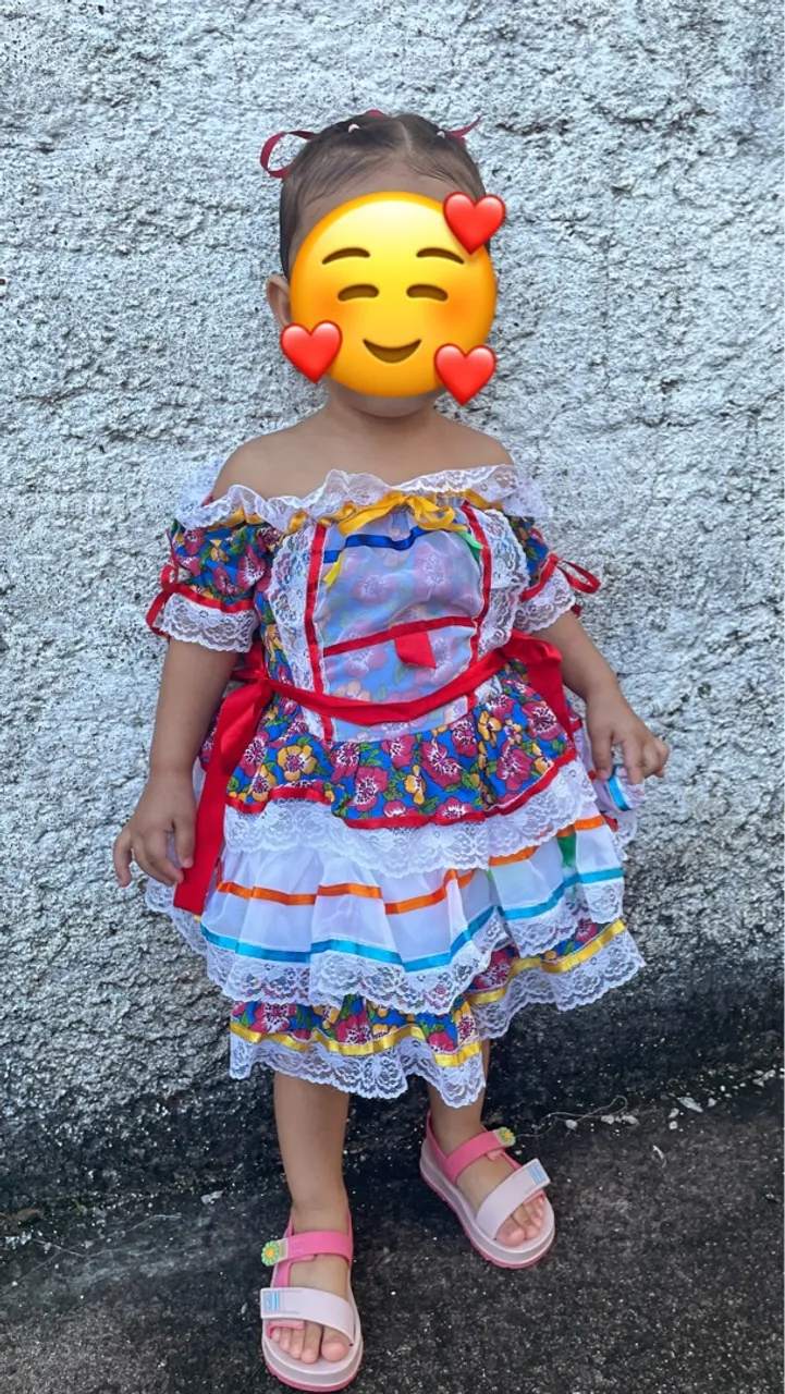 Vestido Infantil Festa Junina