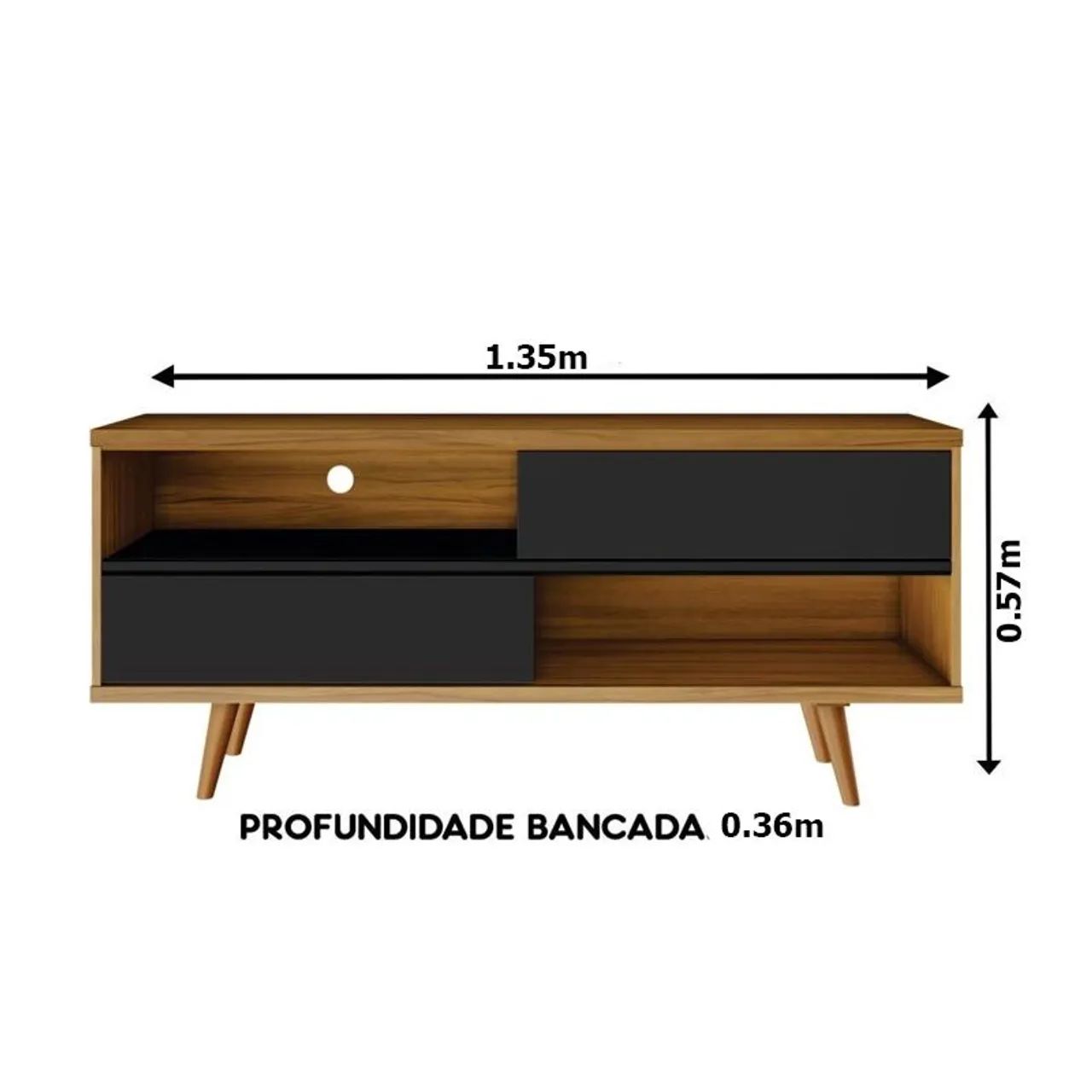 Rack para TV Moderno com Gavetas e Design Elegante - Foto 2