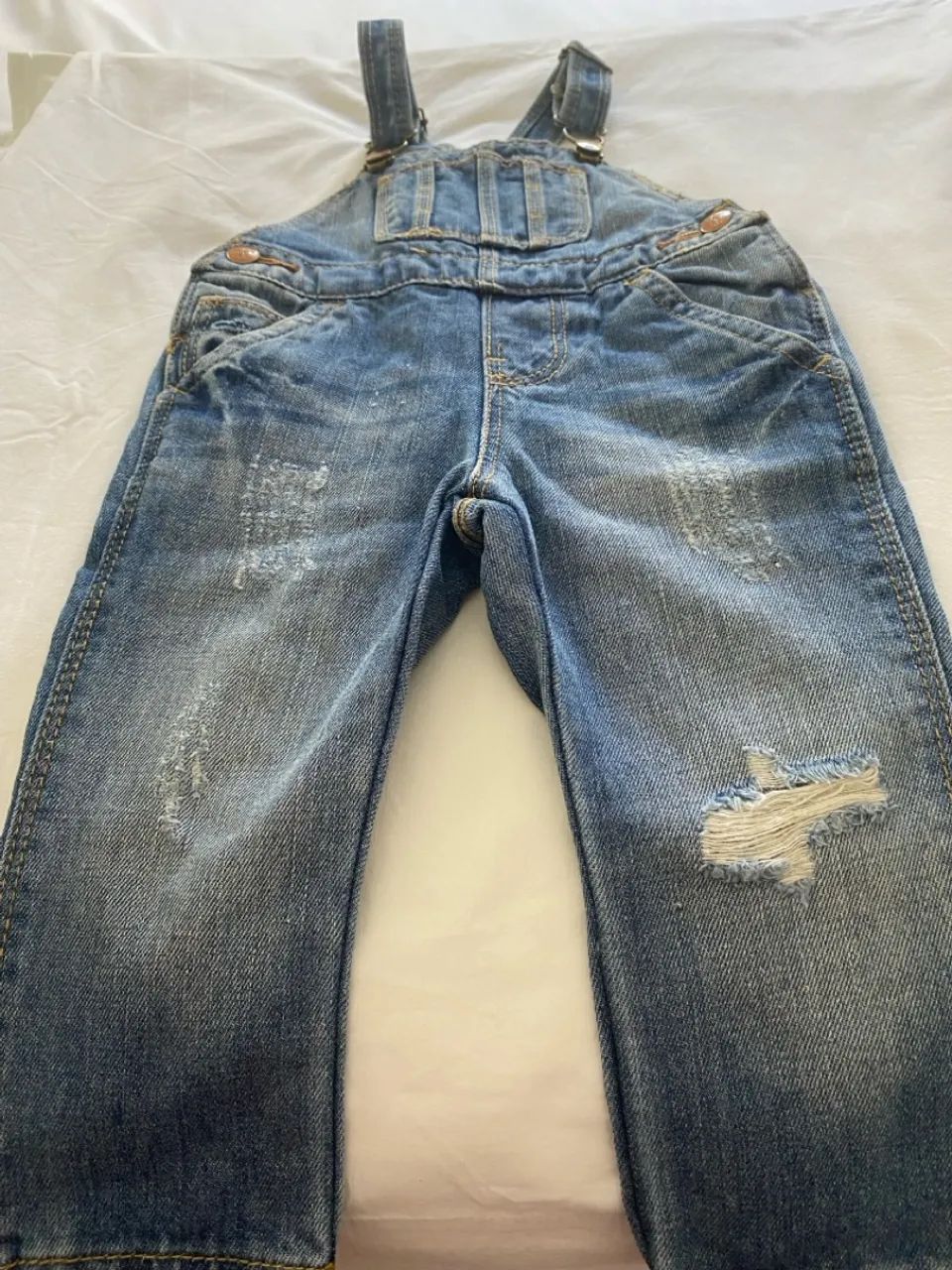 Macacão Jeans Bebê - Foto 6