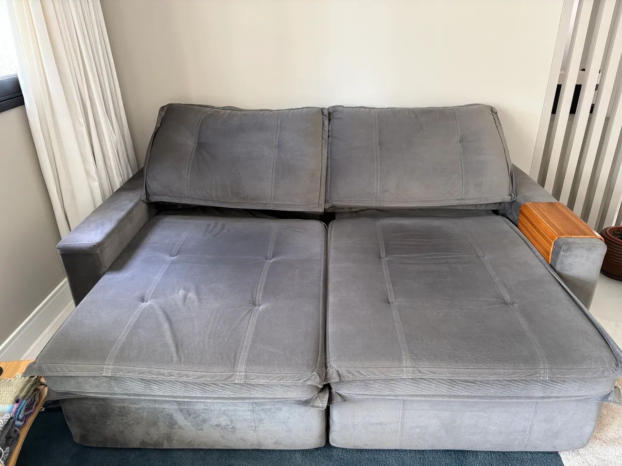 Sofá retrátil reclinavel - Foto 4