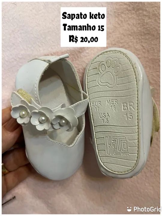 Vende-se calçado de bebê 