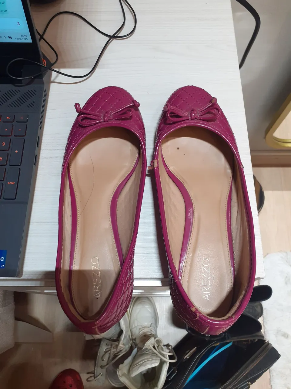 Sapatilha Arezzo Rosa Bordô - Elegância nos seus pés!