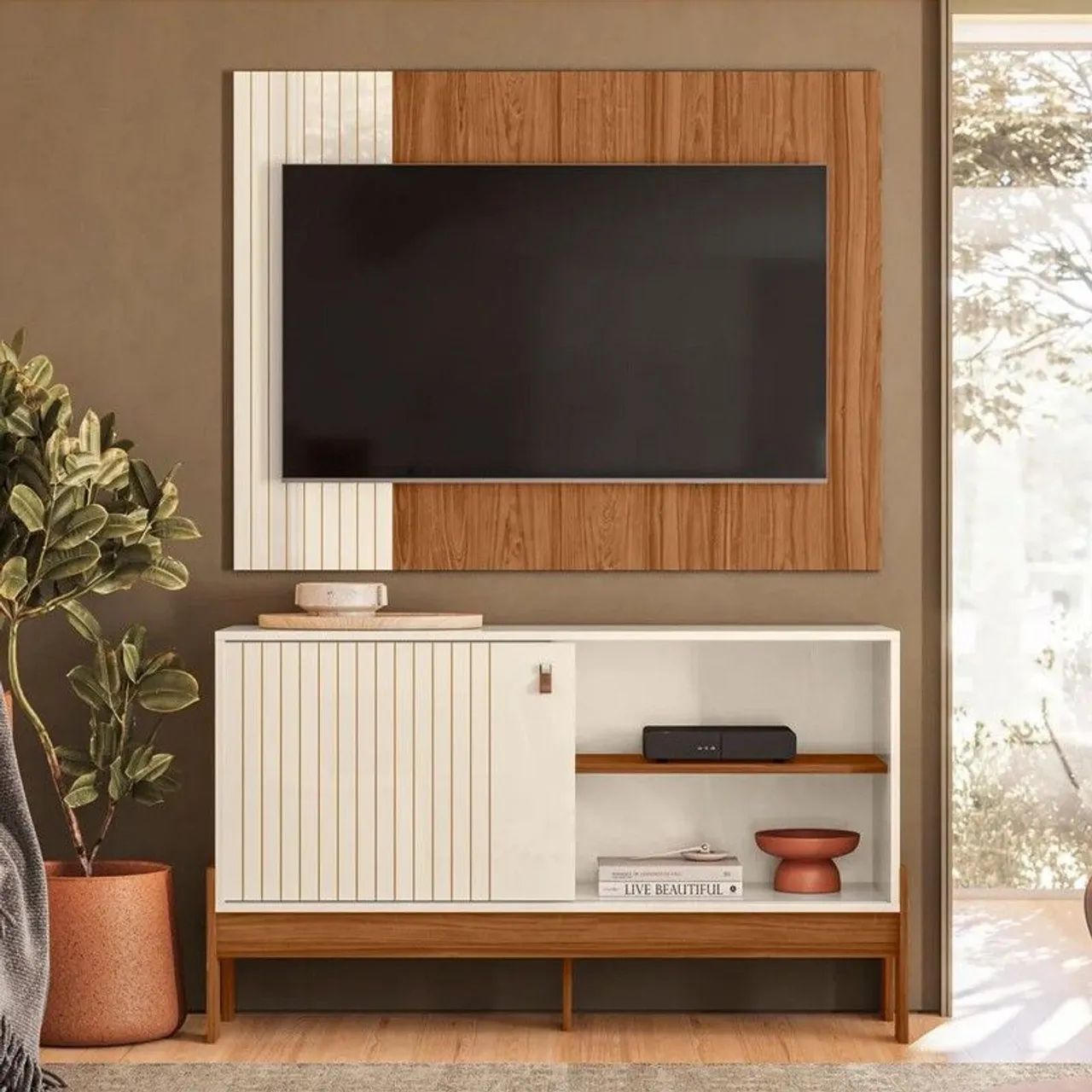 Rack com Painel para TV Moderno - Design Elegante