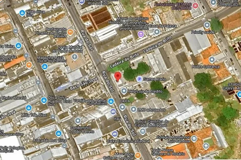 Terreno 1.091m², Desocupado, Centro, Maceió/AL