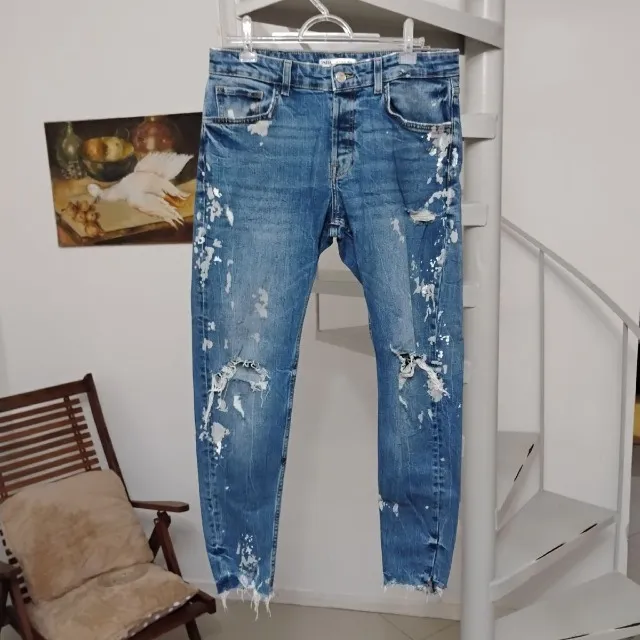 calça jeans da zara