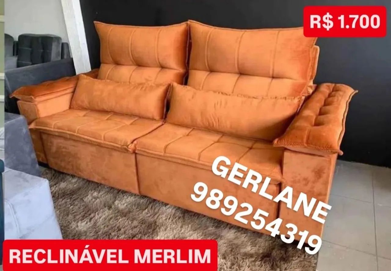 SOFÁ RETRÁTIL E RECLINÁVEL  - Foto 2