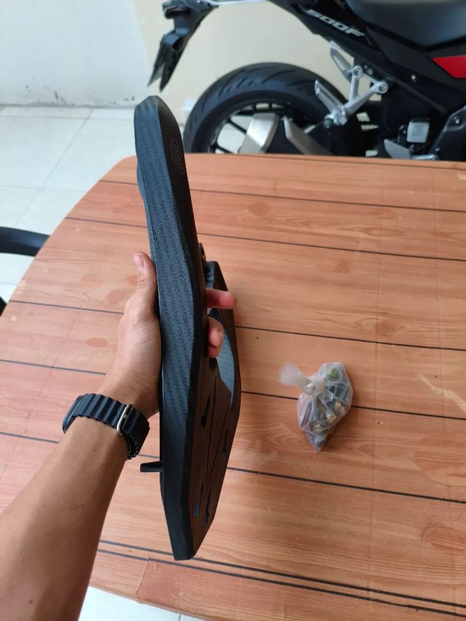 Suporte para Baú CB Twister 2016 a 2022 ( só o suporte) - Foto 2
