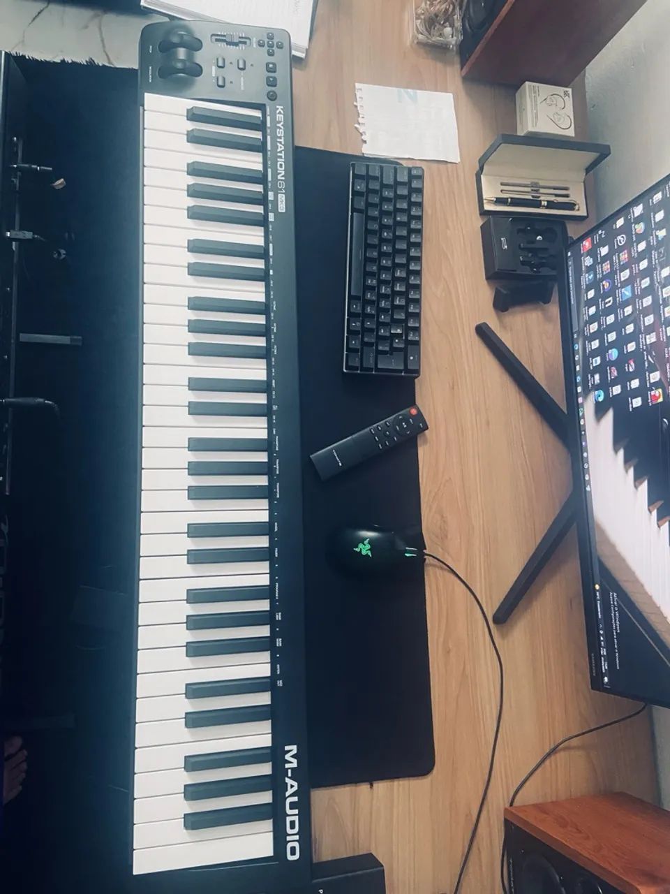 Teclado Controlador M-Audio Keystation MK3 61