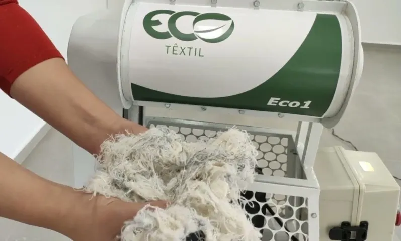 DESFIADOR/TRITURADOR DE TECIDOS PARA PEQUENAS EMPRESAS.