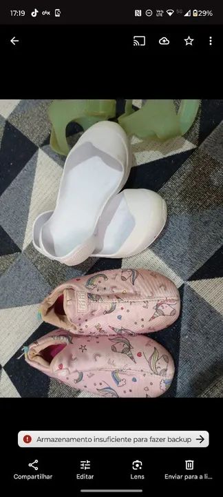 Tênis marca Bibi Unicórnio - Tamanho 23 - Foto 2