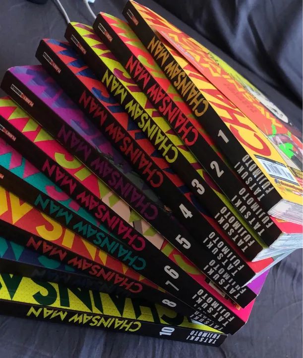 Mangá Chainsaw Man Volumes 1-10 - Foto 2