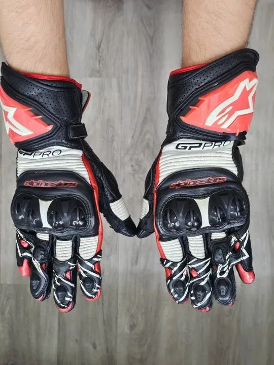 Luva Alpinestars Moto GP esportiva profissional GP Pro R3 tam. M - Foto 2