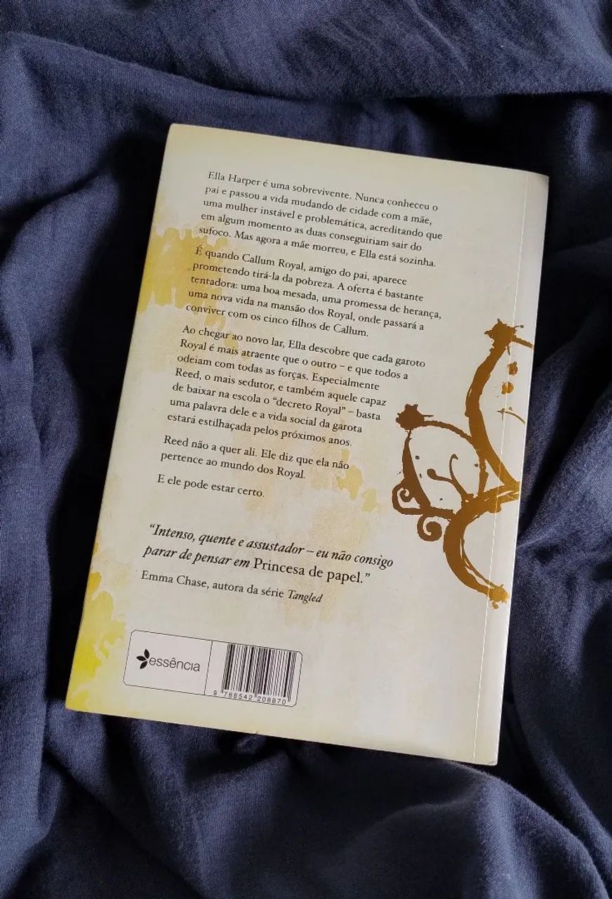 Livro Princesa de Papel - Série The Royals - Livro 1 - Foto 2