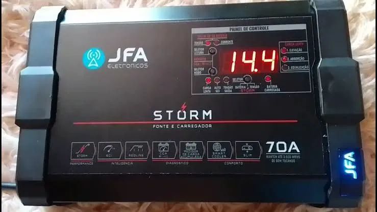 Fonte Carregador JFA Storm 70A
