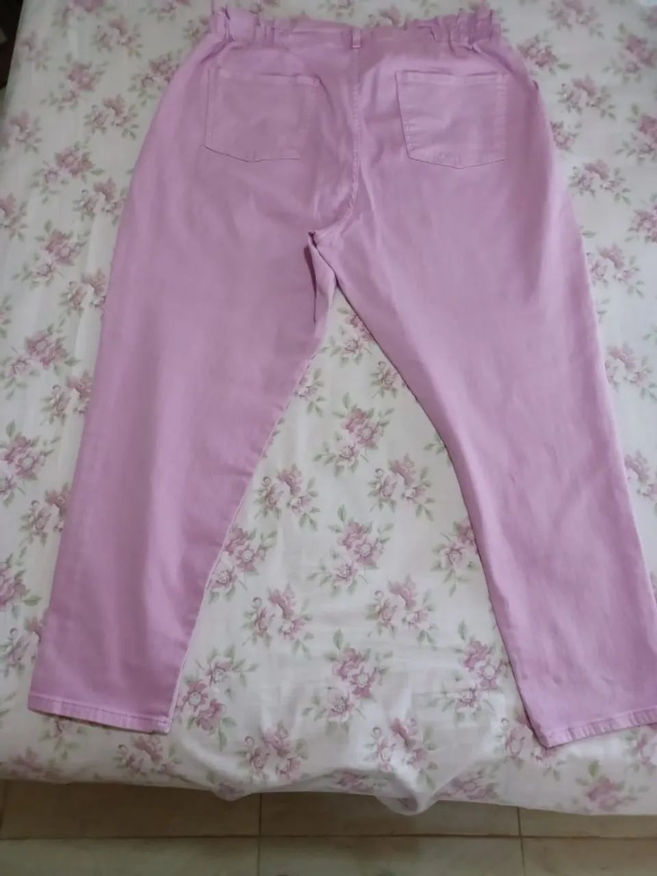 Calça Jeans Rosa Plus Size - Foto 2