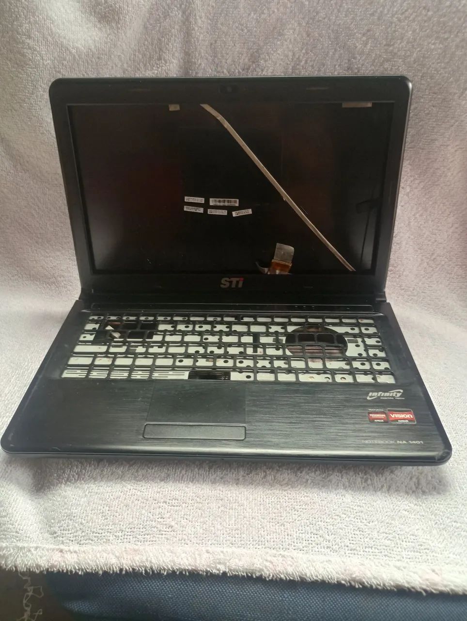 Carcaça notebook Toshihiba NA1401