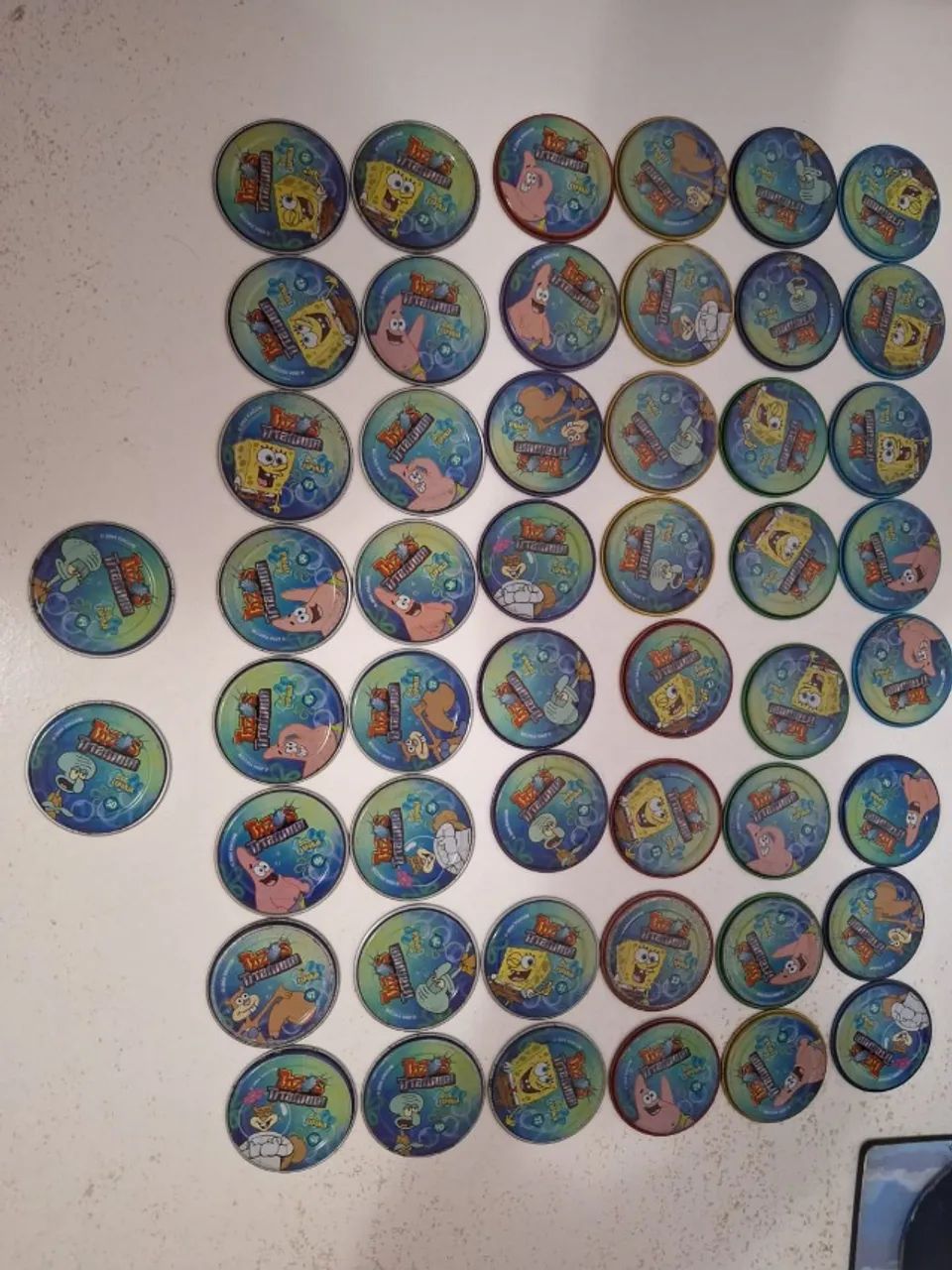 Coleção Bob Esponja Tazos Elma Chips - Foto 2