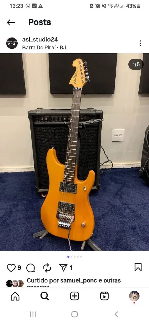 Washburn N2 Nuno Bitencourt - Instrumentos musicais - Campo Grande