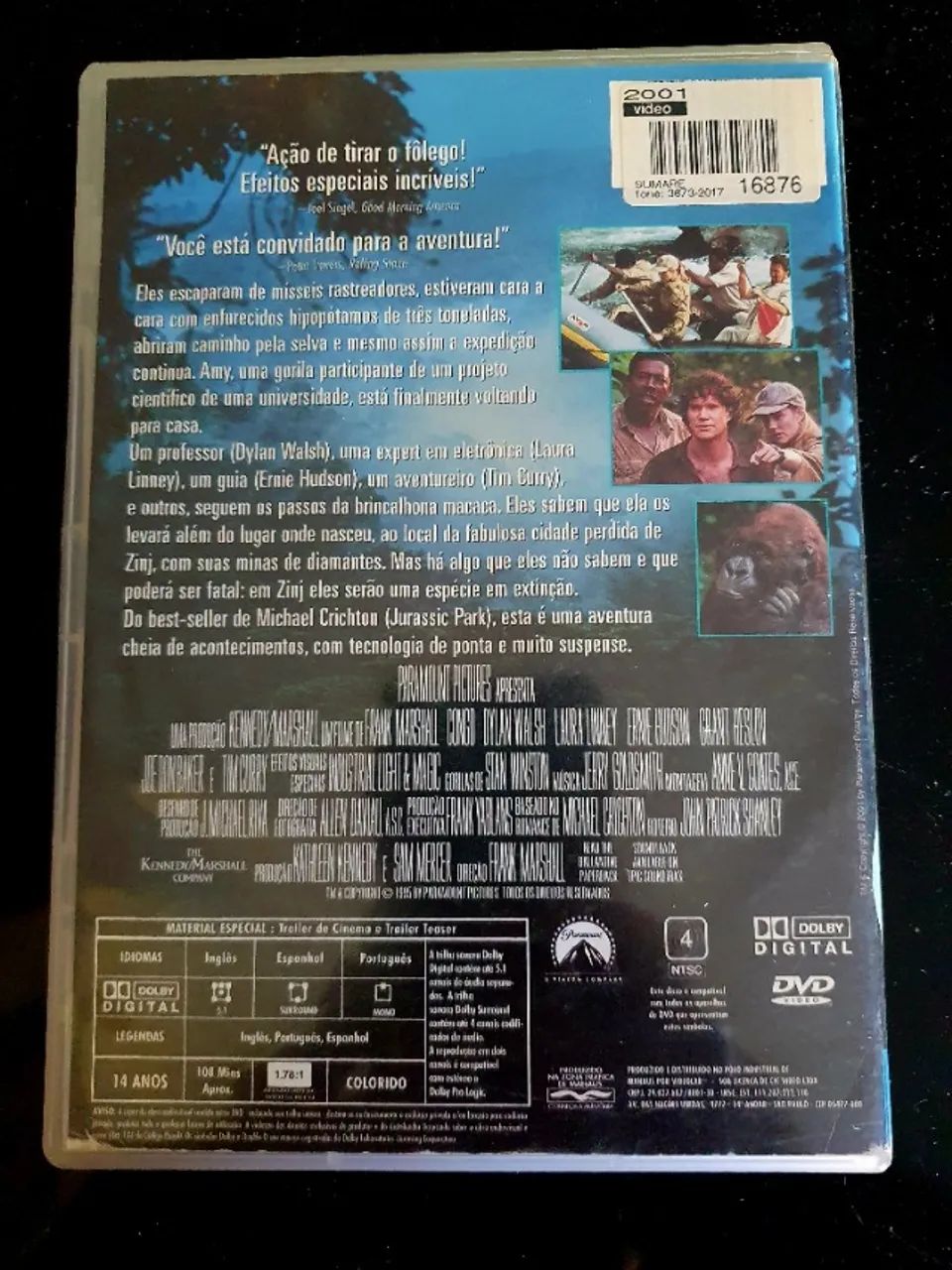 DVD Original Congo 1 Edição em portugues - Foto 5