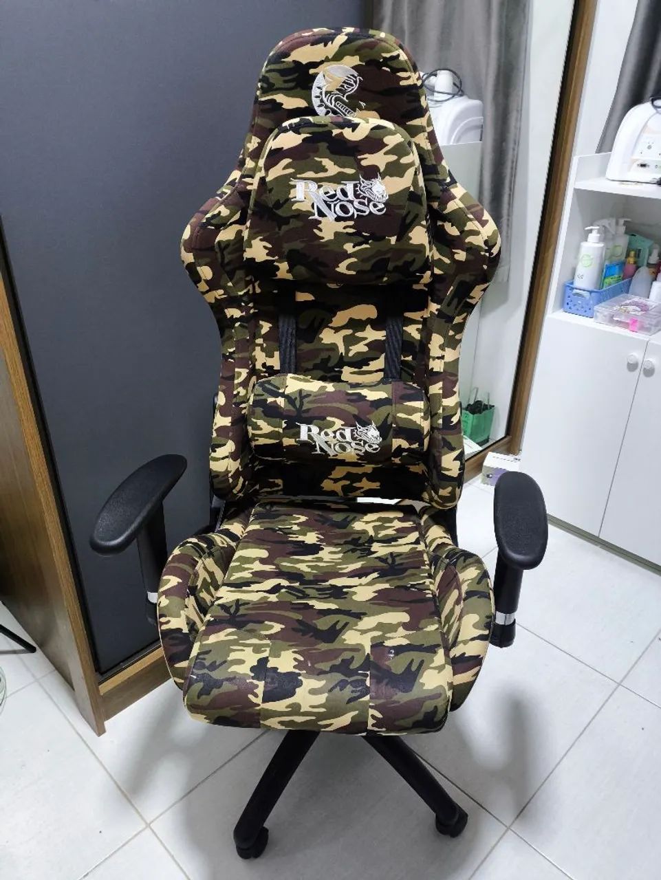 Cadeira Gamer Red Nose Camuflada - Foto 2