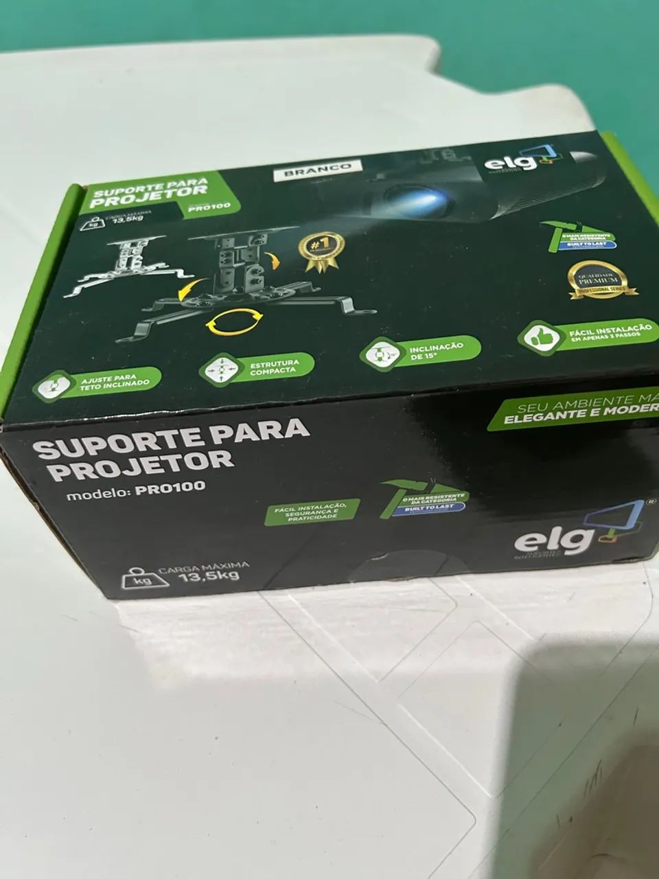 Suporte para Projetor ELG PRO100 - Ajuste Teto Inclinado - Foto 2